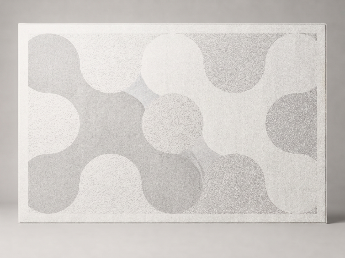 Modern Trellis Area Rug in room