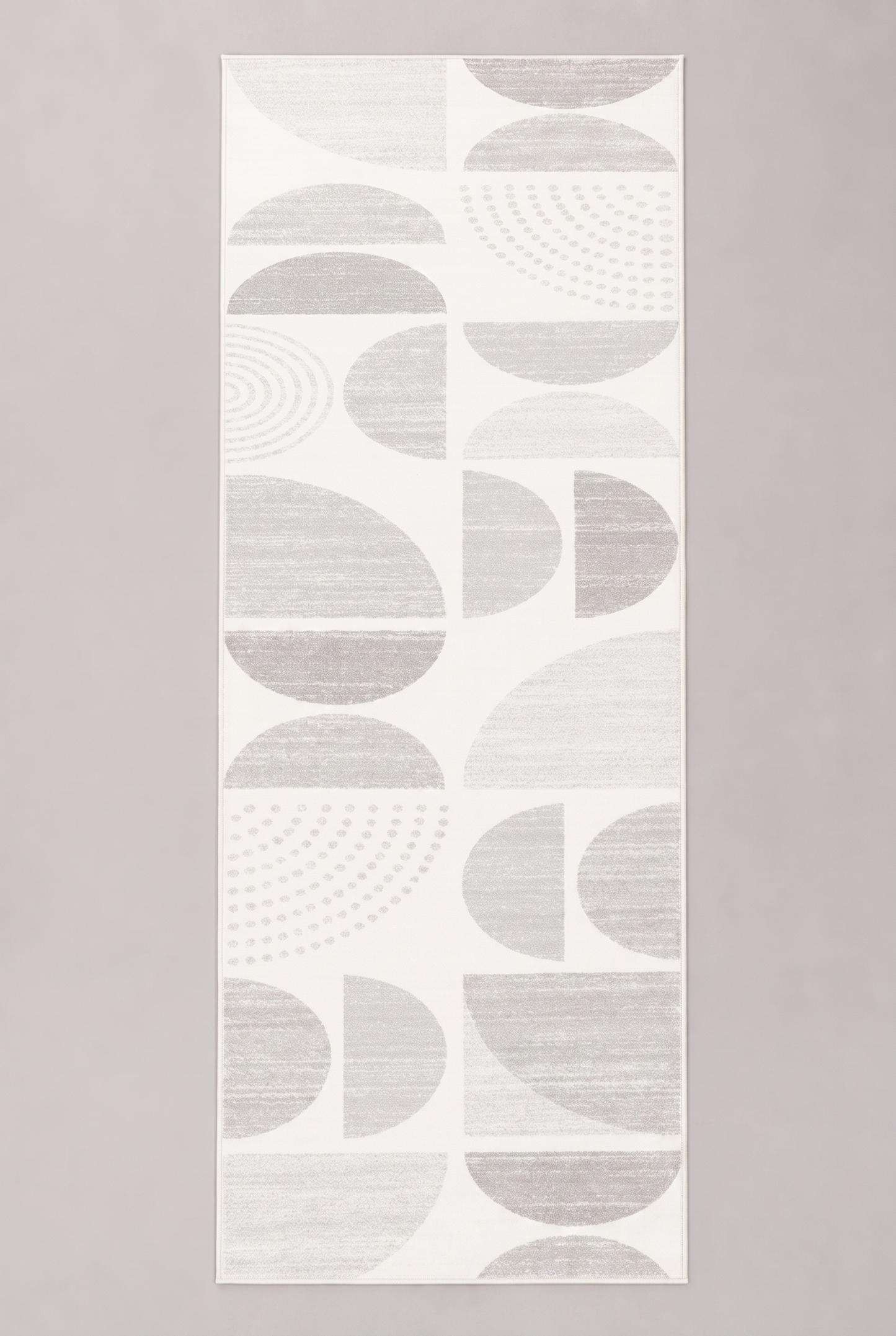 Geometric Kitchen Runner Rug in kitchen