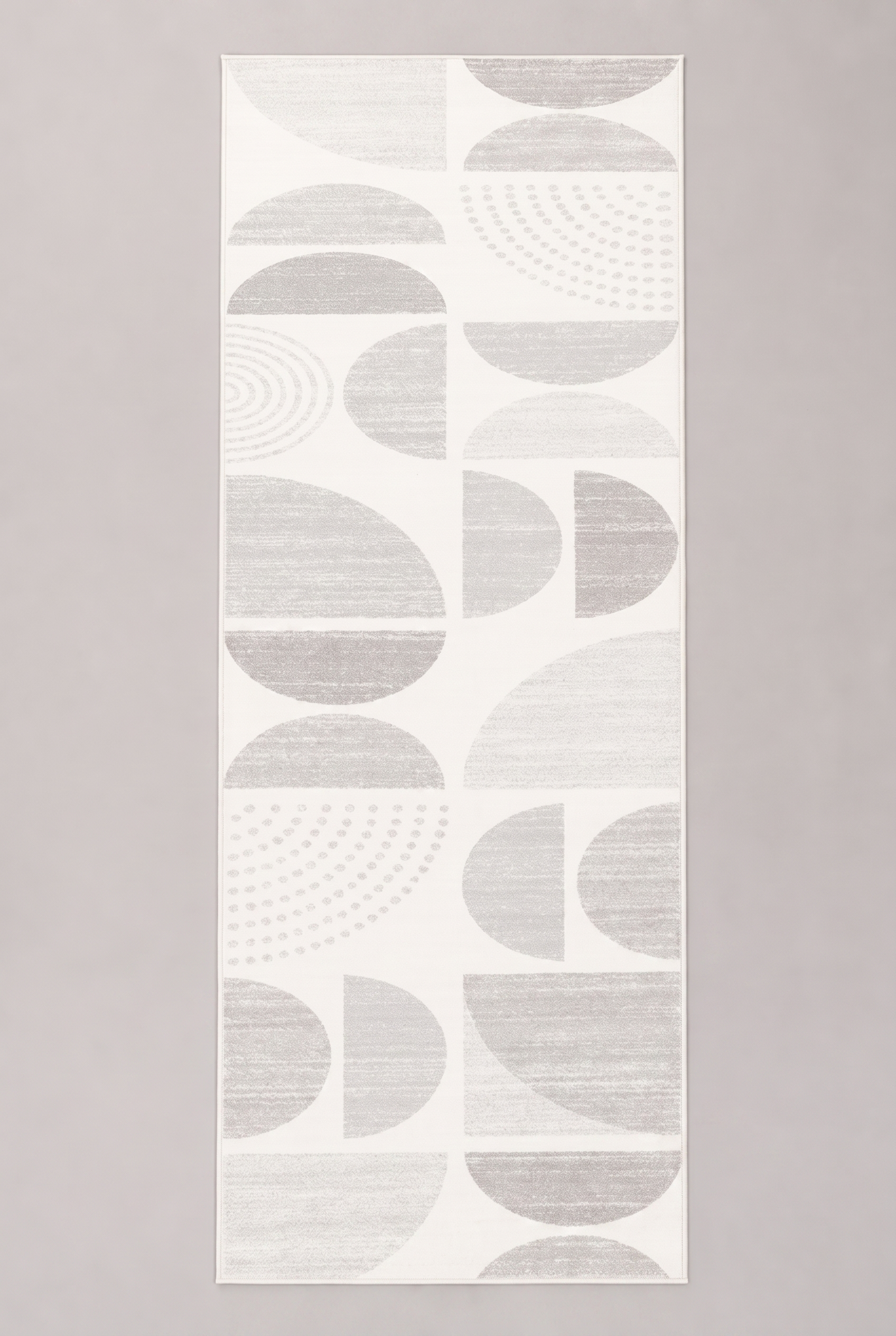 Geometric Kitchen Runner Rug in kitchen
