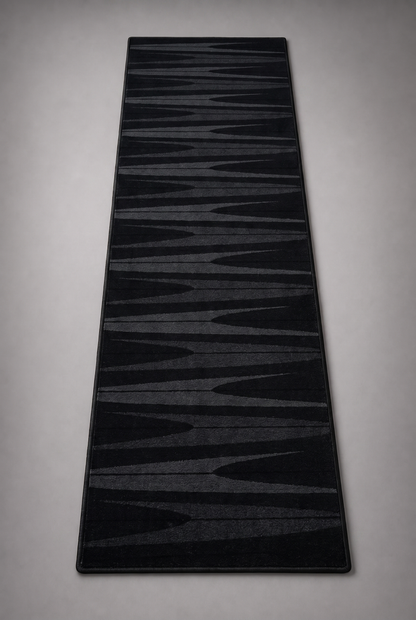 Nordic Stripe Runner Rug in hallway
