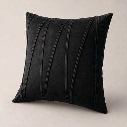 Textured Boho Cushion Cover on sofa