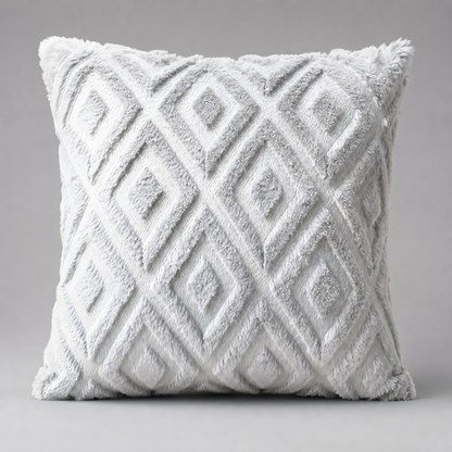 Soft Knit Cushion Cover on sofa