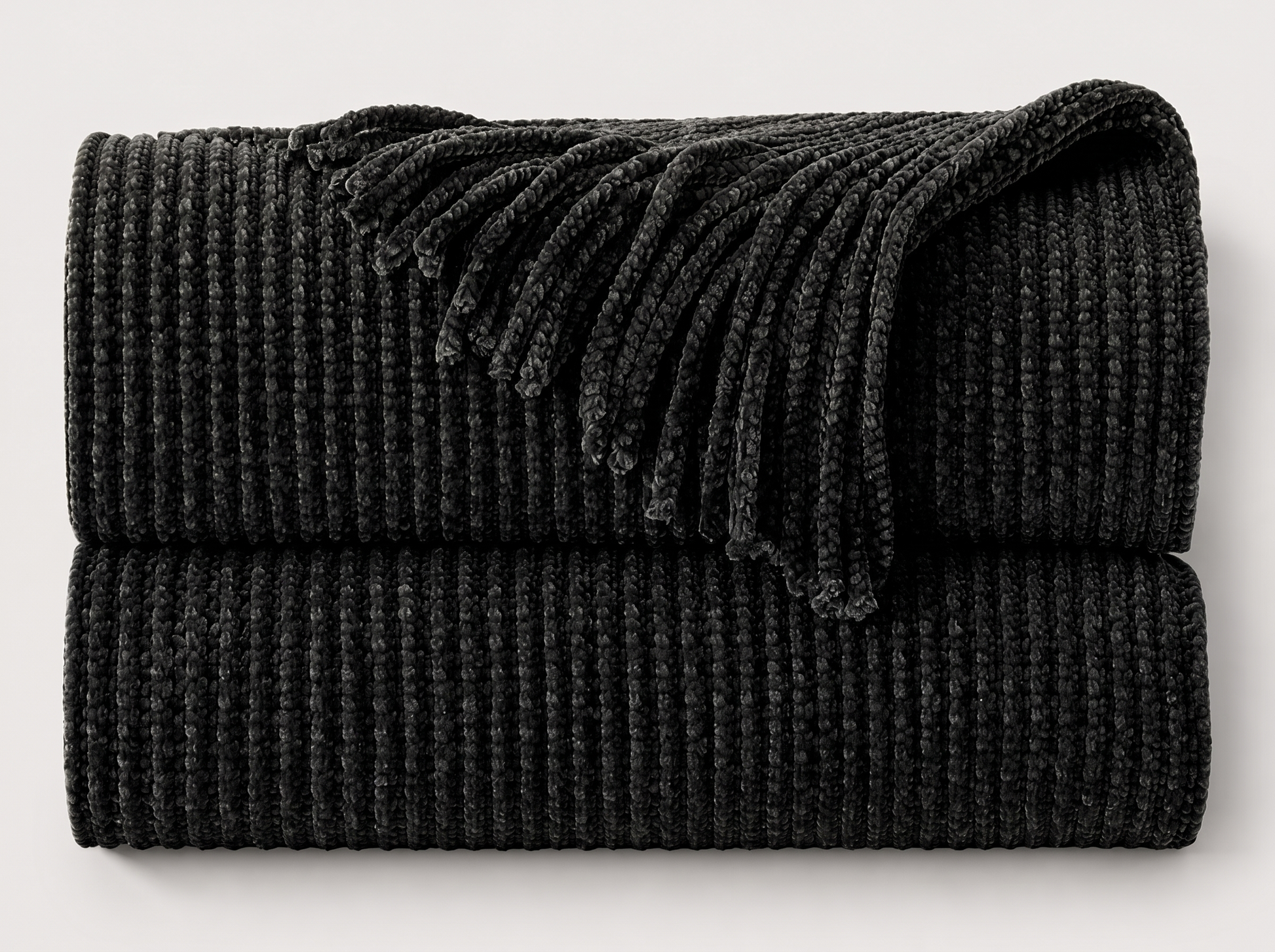 Chunky Knit Throw Blanket detail