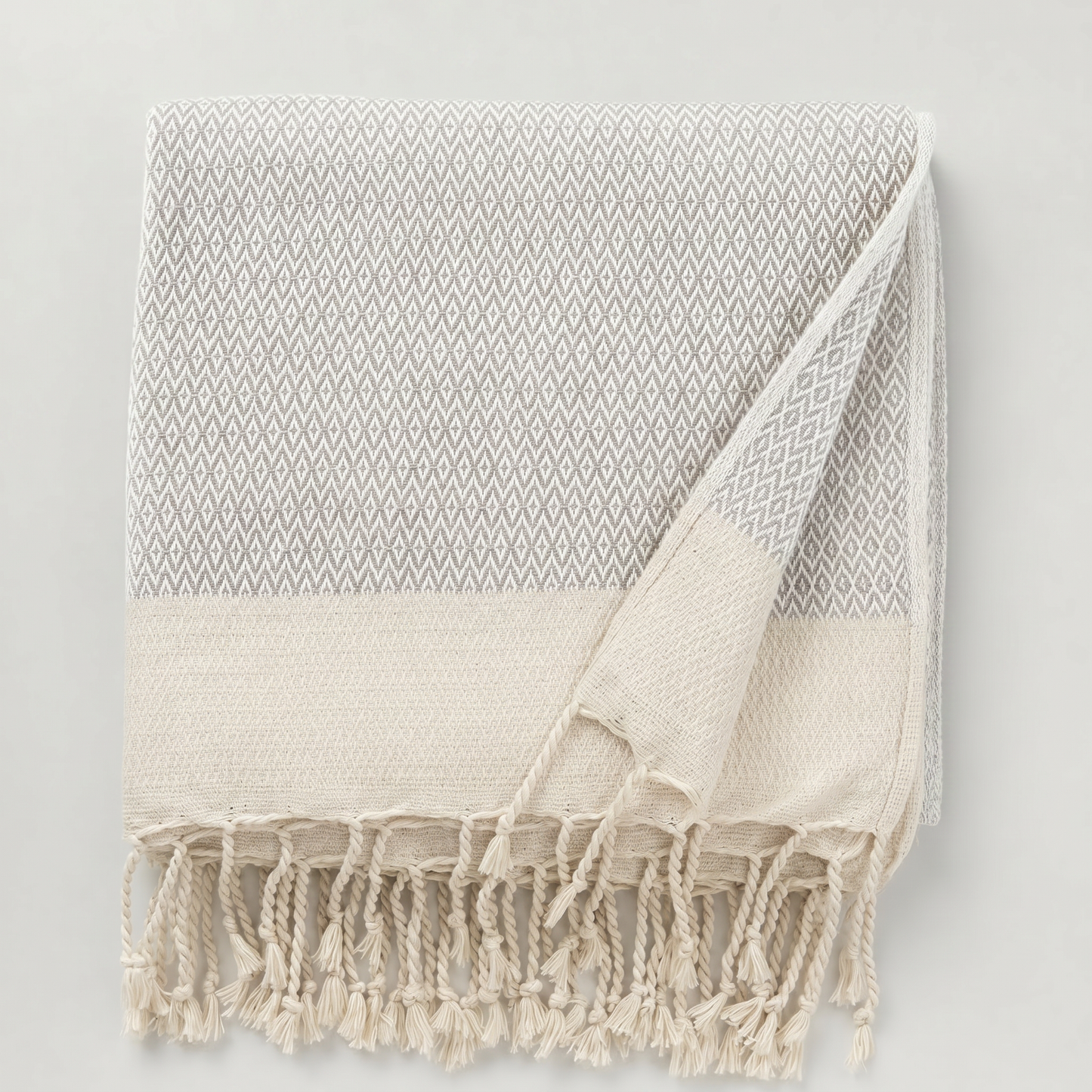 Textured Woven Throw Blanket detail